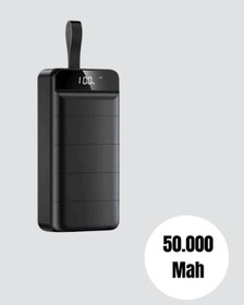 Resim Bfs Yüksek Kapasiteli 50.000 Mah Powerbank Type-c, Lightning Ve Micro Usb Uyumlu, Çoklu Cihaz Şarj Çok Renkli 