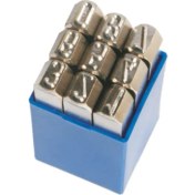 Resim 2mm Masus Rakam Takımı Nikel Kaplı 