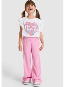 Resim U.s. Polo Assn. Kız Çocuk Pembe Eşofman Altı 50325662-vr041 