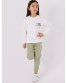 Resim U.S. Polo Assn. U.s. Polo Assn Kız Çocuk Beyaz Eşofman Takımı Us1976-c-v1 Beyaz 