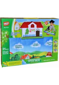 Resim Türkçe Konuşan Eğitici Çiftlik Oyun Halısı 60 CM 