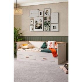 Resim Çekmeceli Karyola, Roma Karyola + Comfort Yatak 
