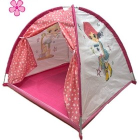 Resim Abbie Çicekci Kız Çocuk Oyun Çadırı Eko Pembe 