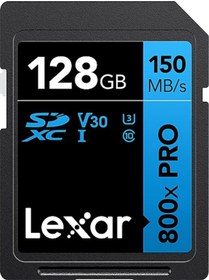 Resim Lexar 128gb Lsd0800p128g-bnnng Sd Professional 800x Pro Sdxc Uhs-ı Kart Up To 150mb/s Okuma Hafıza Kartı 
