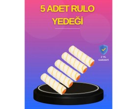Resim Sayarmarkt 5’li Detay Boya Rulo Takımı Pürüzsüz Yüzey Için Ideal 