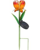 Resim Youmex Güneş Enerjili Sarı Lale Tipi Bahçe Aydınlatması, Otomatik Akşam Yönünden Açılır, Demir Malzeme, Ip55 Koruma 1 Adet 