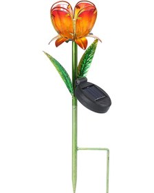 Resim Youmex Güneş Enerjili Sarı Lale Tipi Bahçe Aydınlatması, Otomatik Akşam Yönünden Açılır, Demir Malzeme, Ip55 Koruma 1 Adet 