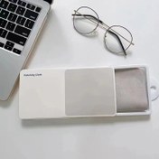 Resim Apple Cihazları için Premium Nano-Doku Parlatma Bezi - iPhone, iPad, Mac, iPod Pro ve Apple Watch Ekranı için İdeal, Mikrofiber Malzemeli 1:1 Ekran Temizleme Bezi, Koruyucu Kılıf Dahil 