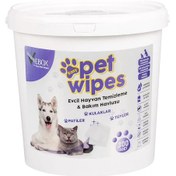 Resim Vebox Easy Pet Wipes Islak Kova Mendil 300 Adet 