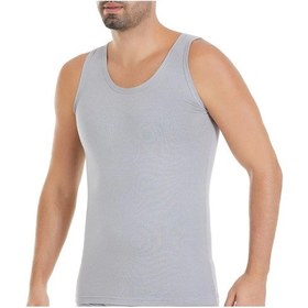 Resim Yıldız 7'li Paket Erkek Modal Askılı Atlet 2 Çift Bambu Çorap Hediyeli Gri 