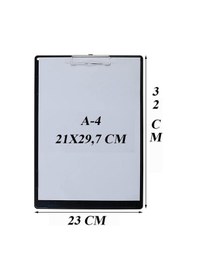 Resim Sekreterlik Kapaklı Siyah A-4 Pvc 1 Adet Okul Büro Ofis Öğrenci 