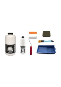 Resim Cadence 2 Litre Antik Beyaz Boya 500Ml Ultimate Glaze Vernik Set 