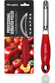 Resim STOREMAX Profesyonel soyucu, dişli çift bıçaklı paslanmaz çelik, sağ elini kullananlar ve solaklar için 1171 