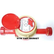 Resim Teksan Uzun Sıcak Su Saati - Su Sayacı 3/4" 190 mm Dn 20 