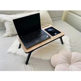 Resim AyrStore Folding Telefon ve Tablet Bölmeli Katlanır Ayaklı Laptop Sehpası Notebook Bilgisayar Çalışma 