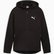 Resim EVOSTRIPE Tam Fermuarlı Erkek Kapüşonlu SWEATSHIRT 
