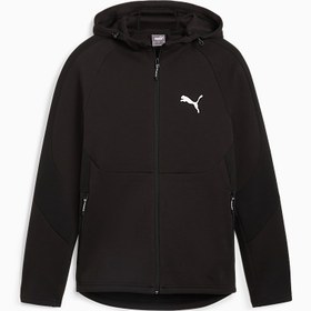 Resim EVOSTRIPE Tam Fermuarlı Erkek Kapüşonlu SWEATSHIRT 