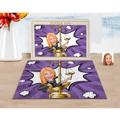 Resim Bk Gift Kişiye Özel Kadın Avukat Karikatürlü 1000 Parça Profesyonel Puzzle-4 