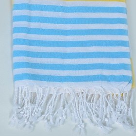 Resim Marin Peştemal (Sarı) %100 Pamuk 90*180 Banyo-Plaj Havlusu 