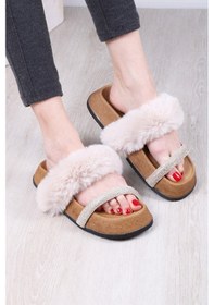 Resim Glenz Kadın Günlük Taşlı Peluş Terlik Ts1133 001 