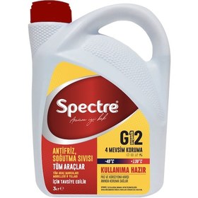 Resim Spectre® Hazır Antifriz G12 Kırmızı -40 Derece 