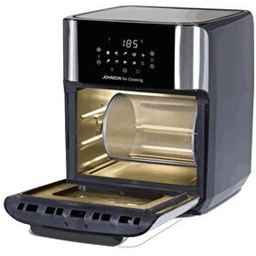 Resim Johnson Aircooking 10 Ön Ayarlı Dijital Zamanlayıcılı 12 L 1800 W Sıcak Hava Fritözü 