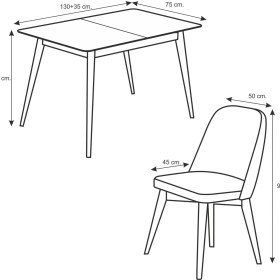 Resim Tekman Imaj Masa Takımı 