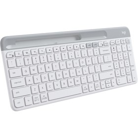 Resim logitech K580 Ultra İnce Çoklu Cihaz Özellikli Türkçe Bluetooth Klavye - Beyaz 