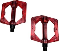 Resim ŞEFFAF RENKLİ PLATFORM GENİŞ PEDAL PLATFORM BİSİKLET PEDALI REFLEKTÖRLÜ 