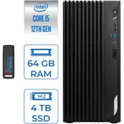 Resim MSI Pro DP180 Intel Core I5 12400 64GB 4tb SSD Intel UHD Grafik Freedos Masaüstü Bilgisayar MS422XTRF19 + Zettausbbellek 