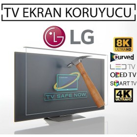 Resim Tvsafenow LG Uyumlu OLED77C24LA 77'' İnç 195 Ekran LG Uyumlu TV Ekran Koruyucu 