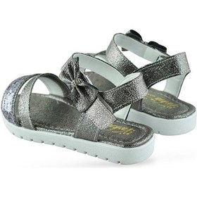 Resim 610s Ortopedik Taban Kız Çocuk Sandalet Terlik Düğün Abiye Gündelik Varkan Krom Çok Renkli 