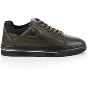 Resim Bambi Haki Hakiki Deri Erkek Sneaker E01082011203 