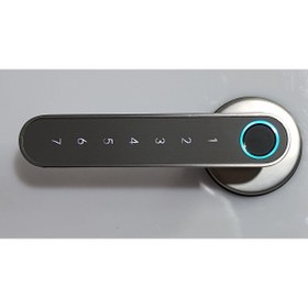 Resim AlGeliyo Multlock Smart Handle - Akıllı Kapı Kolu Geçiş Kontrol Sistemi Mul-t-lock Smart Handle Mat Siyah 