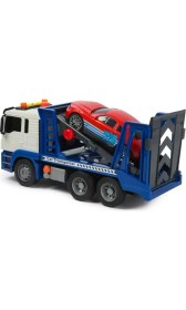 Resim Farbu Oyuncak Işıklı Sesli Pilli Araç Taşıyıcı Fonksiyonlu Çekici Oyuncak Kamyon Araba 