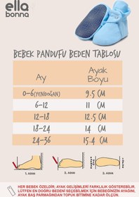Resim Ella Bonna Bebek patiği- Mavi 