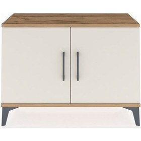 Resim Arges Şifonyer Tek Raflı 2 Kapaklı 88x30x64 Çam-aytaşı Çam 