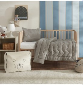 Resim Karaca Home Bebek Arden Yastık Yorgan Seti Gri 