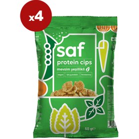 Resim mevsim yeşillikli protein cips 50 gr x 4 