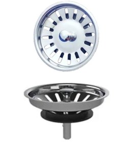 Resim Karaaliler Çöpmak Paslanmaz Çelik Sifon Süzgeci 8 Cm Lavabo Evye Süzgeci Lavabo Gider Süzgeci 
