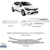 Resim EBAL OTO AKSESUAR Renault Clio 4 Komple Krom Seti 2012-2018 Paslanmaz Çelik 