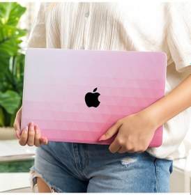 Resim Apple Uyumlu MacBook Air 13 M1 Kılıf Sert Kapak İnce Hafif Darbe Çizilme Koruma Touch Id 13.3 İnç Kırmızı 