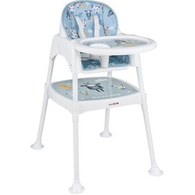 Resim Babydoor & Mama Kuzu Çalışma Masalı Pedli Mama Sandalyesi 3 In 1 Kırmızı 