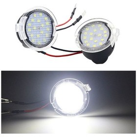 Resim Konesam Ford F-150/edge/explorer İçin 2 Adet Led Ayna Altı Yerden Işığı - 6500k Beyaz Işık, Enerji Tasarruflu, 50000 Saat Ömür 