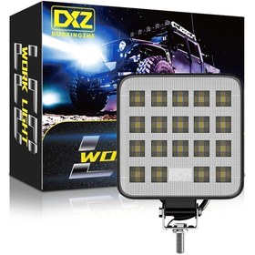 Resim DXZ 19 Led Kare Off Road Tekne Çalışma Lambası Spot Lambası 6500k Uyumlu 