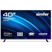 Resim Simfer 40sfs4n 102 Ekran 40" Uydu Alıcılı Led Full Hd Tv 