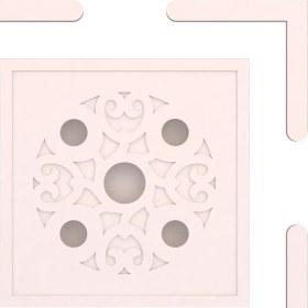 Resim Motifpiyer Tavan Spot Göbek Kenarlı KARE-52-60X60 L-Dis Citali 