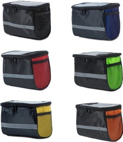 Resim Tongxida Ön Bisiklet Çantası, Büyük Kapasiteli, Yansıtıcı Yan Ağ Cep, Bisiklet Aksesuarları, T Renkli Renkli 