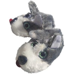 Resim ATEŞBAGS ÇOCUK TAVŞAN FİGÜRLÜ PANDUF SICAK KAYMAZ TABAN EV AYAKKABISI 