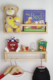 Resim Montessori Duvar Rafı - 40 CM / 2li 